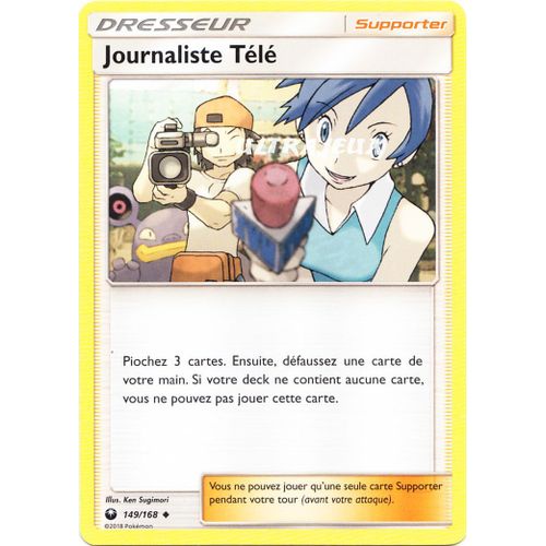 Pokémon - 149/168 - Journaliste Télé - Sl7 - Soleil Et Lune - Tempête Céleste - Peu Commune