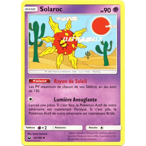 Pokémon - 62-R/168 - Solaroc - Reverse