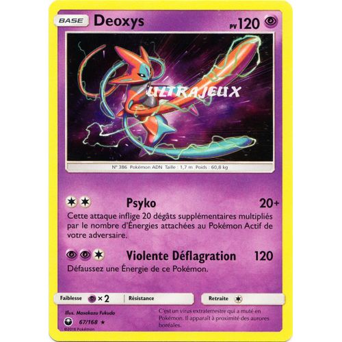Pokémon - 67-R/168 - Deoxys - Reverse