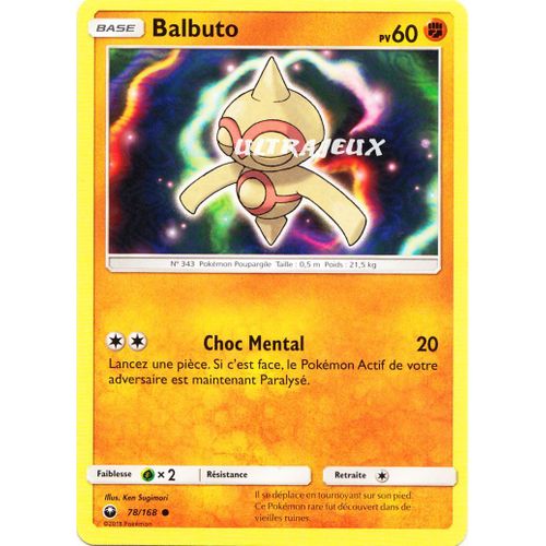 Pokémon - 78-R/168 - Balbuto - Reverse