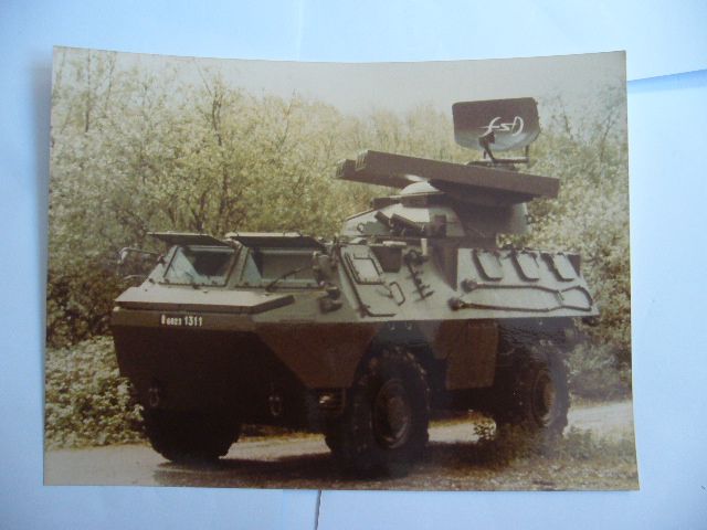 Photo De Presse Renault Vab Armée Française 4x4 Satcp Missile Sol-Air Matra - Ex Saviem