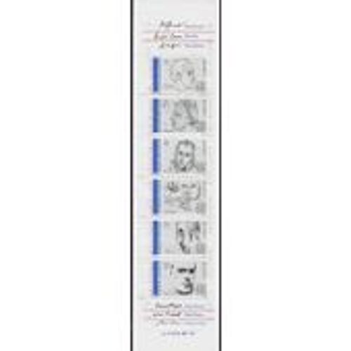 Carnet De Six Timbres Poètes Du 20e Siècle