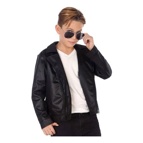 Veste en cuir pour garçon best sale