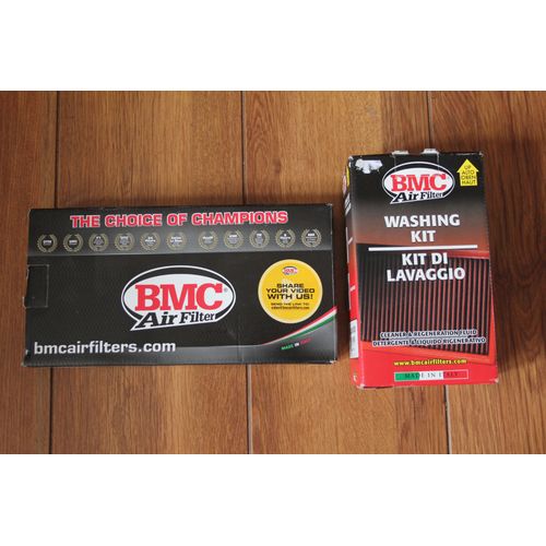 Lot Filtre À Air De Bmc Air Filters N° Fb820/20 + Son Kit De Lavage Ref : Wa 200-500 Complet