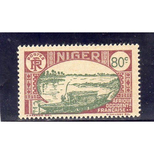 Timbre-Poste Du Niger (Bateau Sur Le Niger)