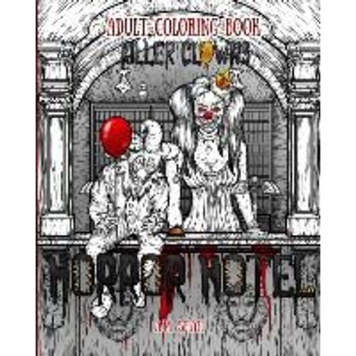 Adult Coloring Book Horror Hotel