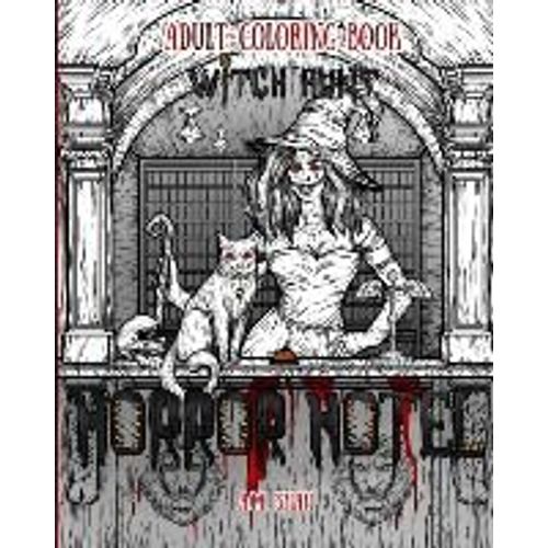 Adult Coloring Book Horror Hotel