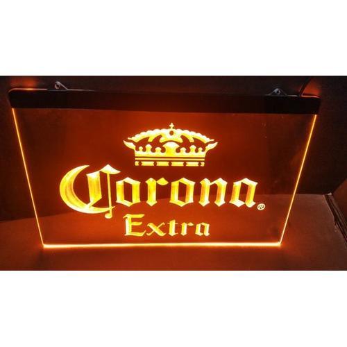 Panneau Pub Corona Extra Bière Led Enseigne Bar Cafe Lumineuse Neon Lampe