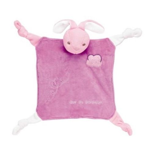 Doudou Plat Lapin Que Du Bonheur Rose Violet Blanc Jouet Bebe Naissance Peluche Éveil Enfant Blankie Blanket Comforter Soft Toys Plush
