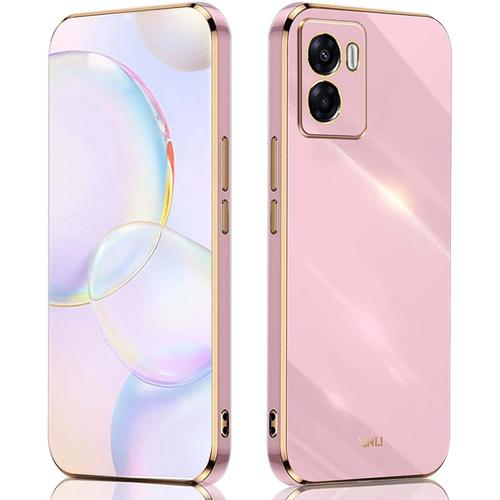 Coque Pour Oppo A57s/Oppo A57 4g, Silicone Coloré Case Protégez La Caméra, Étui Ultra-Fin Antichoc Pour Femme Mauve