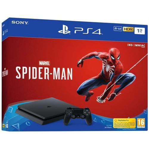 Console Sony Playstation 4 Slim 1 To + Marvel's Spider-Man