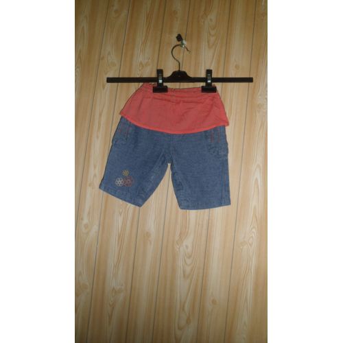 Pantalon Kiabi 6 Mois. Volant Orange. 100 % Coton. Fermeture Par Boutons Pression. 2 Poches Avant. Longueur Totale : 30 Cm Environ.