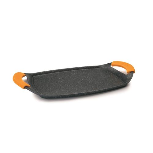 Grill Plancha Basic Stone 47x28,50 induction revêtement façon pierre