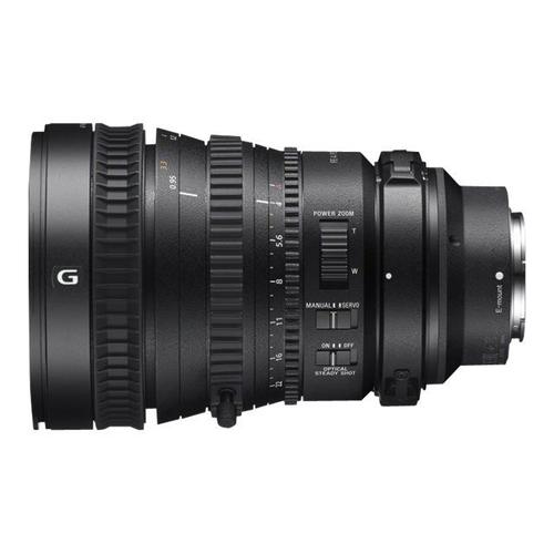 Objectif Sony SELP28135G - Fonction Zoom - 28 mm - 135 mm - f/4.0 PZ G OSS - Sony E-mount - pour Cinema Line; a VLOGCAM; a1; a6700; a7 IV; a7C; a7C II; a7CR; a7R V; a7s III; a9 II; a9 III