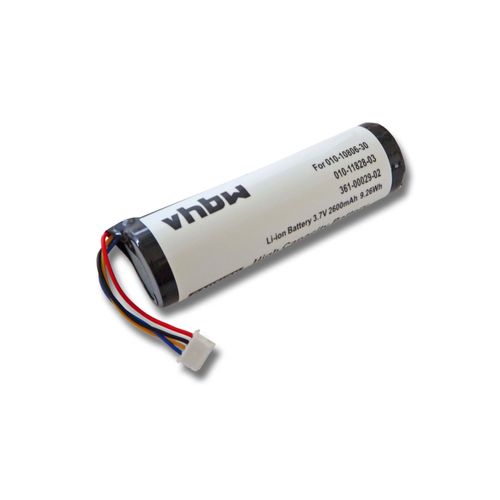 vhbw Batterie 2600mAh (3.7V) pour collier GPS Navi pour chien de repérage Navi Garmin Alpha GPS Pig Hunting Dog Tracking System, GAA003.