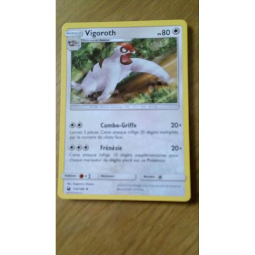 Carte Pokémon - Vigoroth - 114/168 - Tempête Céleste