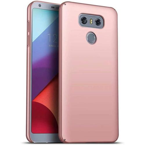 Coque Remplacement Pour Lg G6 Étui Pour Téléphone Ultra Mince Anti Rayures Pc Dur Antichoc Cas-Or Rose