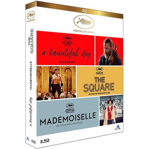 Coffret ""Festival De Cannes"" : A Beautiful Day + The Square + Mademoiselle - Pack - Blu-Ray