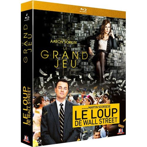 Coffret "Money" : Le Grand Jeu + Le Loup De Wall Street - Édition Limitée - Blu-Ray