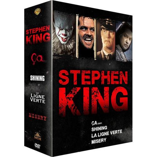 Stephen King - Coffret 4 Films : Ça + La Ligne Verte + Shining + Misery - Pack