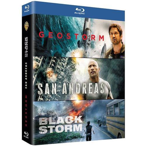 Coffret "Catastrophes Naturelles" : Geostorm + San Andreas + Blackstorm - Pack - Blu-Ray