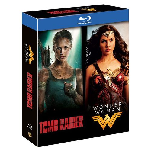 Coffret Tomb Raider (2018) + Wonder Woman - Collection De 2 Films - Pack - Blu-Ray