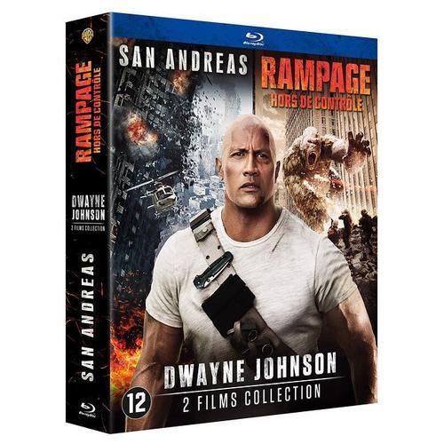 Coffret Dwayne Johnson : Rampage - Hors De Contrôle + San Andreas - Pack - Blu-Ray