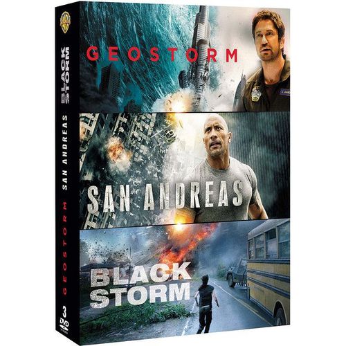 Coffret "Catastrophes Naturelles" : Geostorm + San Andreas + Blackstorm - Pack