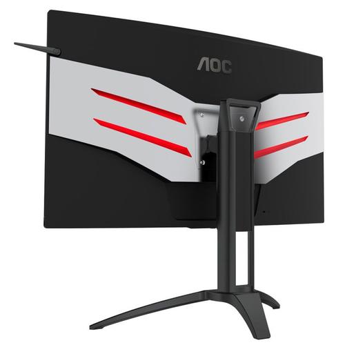 AOC AGON AG322QC4 - 2560 x 1440 pixels - 4 ms (gris à gris) - Format large 16/9 - Dalle MVA incurvée - 144 Hz - HDR - DisplayPort - HDMI - FreeSync2 - Hub USB 3.0 - Noir