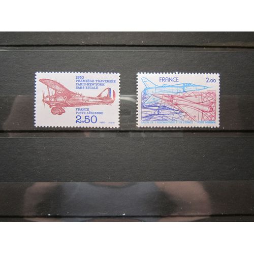 France. Timbre N°53 (1980) Et 54 (1981). Poste Aérienne