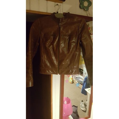 Blouson Cuir Marron Redskins Taille M