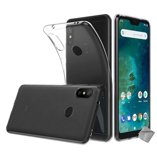 Housse Etui Coque Silicone Gel Fine Xiaomi Mi A2 Lite + Film Ecran Transparent Tpu