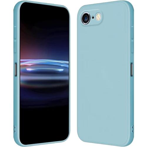 Coque Pour Iphone 6 / Iphone 6s 4.7"" Inches Étui En Silicone Tpu Souple - Bleu Clair