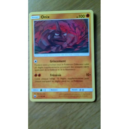 Carte Pokémon - Onix - 71/168 - Tempête Céleste