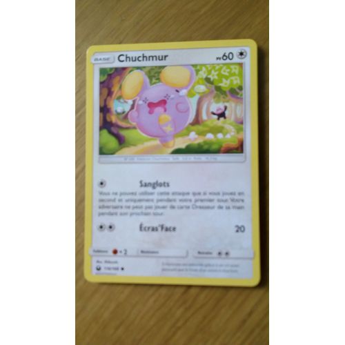 Carte Pokémon - Chuchmur - 116/168 - Tempête Céleste