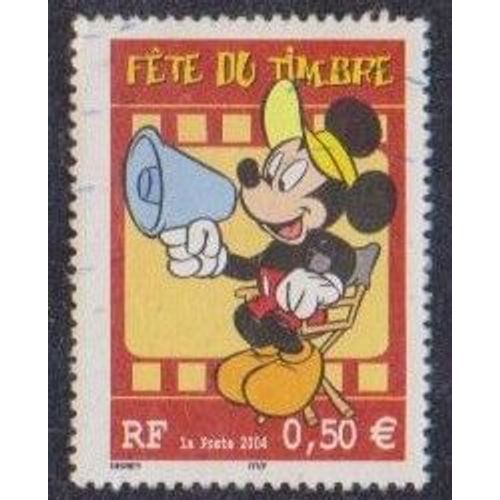 Timbre N°3641 Y&t 0,50  Multicolore Fête Du Timbre Disney Mickey