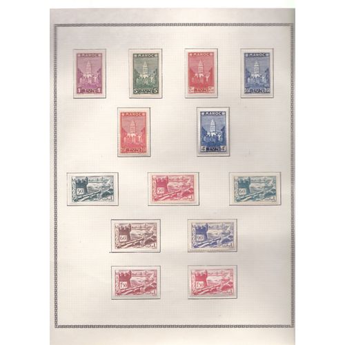 Serie Complete Du Maroc N°S 163/199