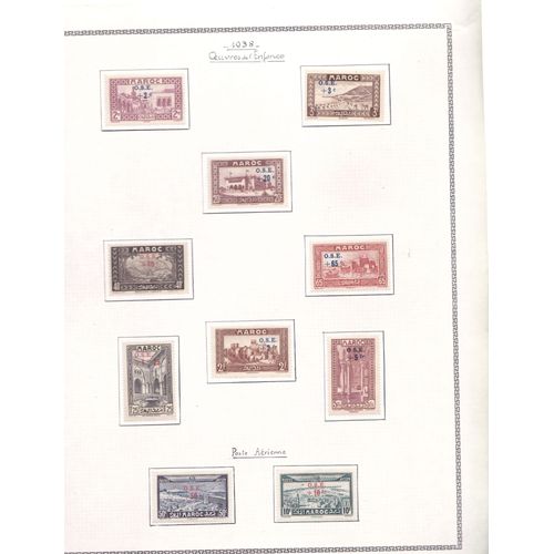 Serie Complete Du Maroc N°S 153/160 + Pa