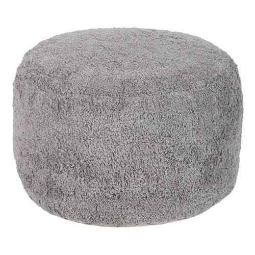 Pouf Kandhkot Gris Coton