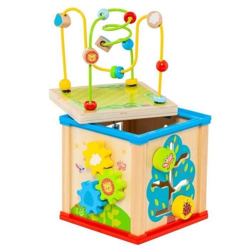 Molto - Cube D'activités En Bois Molto. 5 Pièces