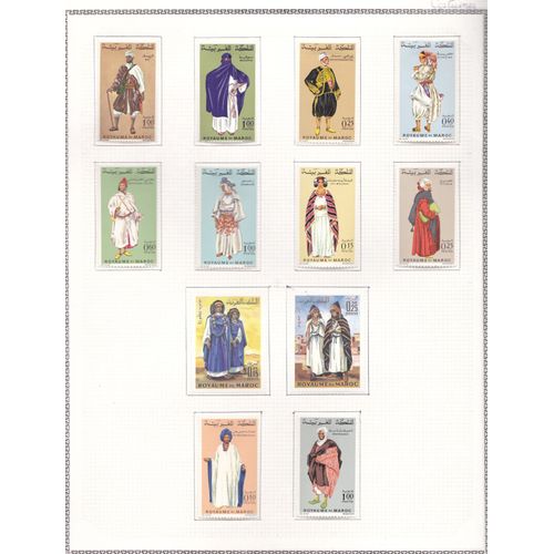 Lot De 252 Timbres Du Maroc En Series Completes Entre 1956 Et 1969 Quasi Exhaustif Neufs*