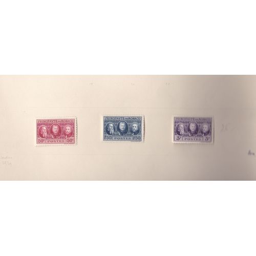 Lot De 4 Timbres De Monaco N° 111/113 + 285/286 Neufs *