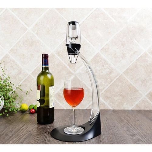 Décanteur Magique De Vin Rouge Avec Support, Accessoires D'aération Du Vin, Ensemble Essentiel D'oenologie