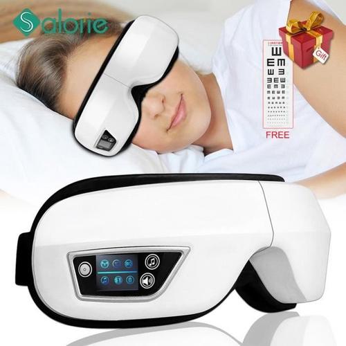 Lunette De Massage Oculaire Connecté - Massage Des Yeux Anti-Fatigue Et Anti-Rides