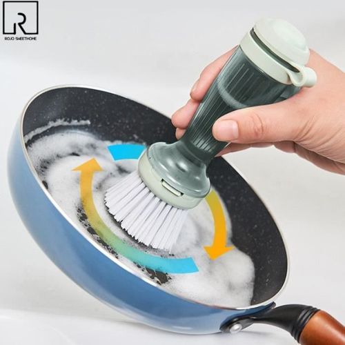 Brosse de lavage de vaisselle, Pot de cuisine, outils de nettoyage de la vaisselle, éponge de lavage de la vaisselle, savon