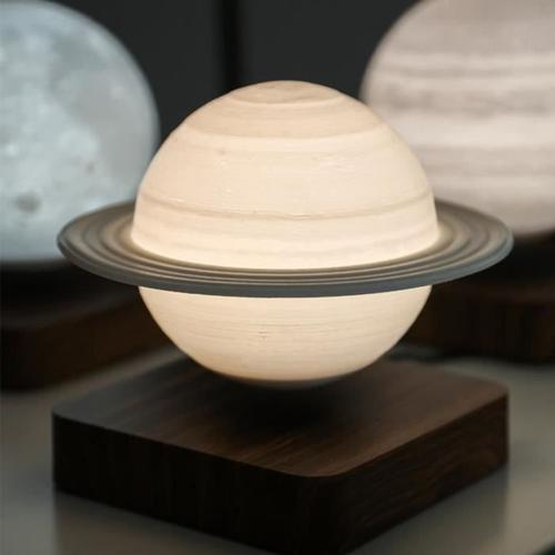 Lampe Led Flottante Rotative En 3d À Lévitation Magnétique - Saturne