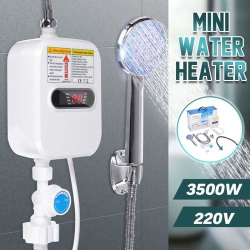 Chauffe-eau Instantané Affichage LCD 220V - 3500W