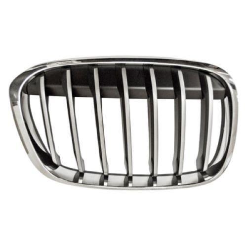 Grille Radiateur Avant Droite Pour Bmw X1 F48 Depuis 2015, Mod. X-Line, Chromée/Titane/Noire, Neuve