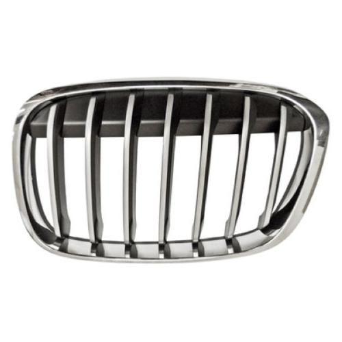 Grille Radiateur Avant Gauche Pour Bmw X1 F48 Depuis 2015, Mod. X-Line, Chromée/Titane/Noire, Neuve