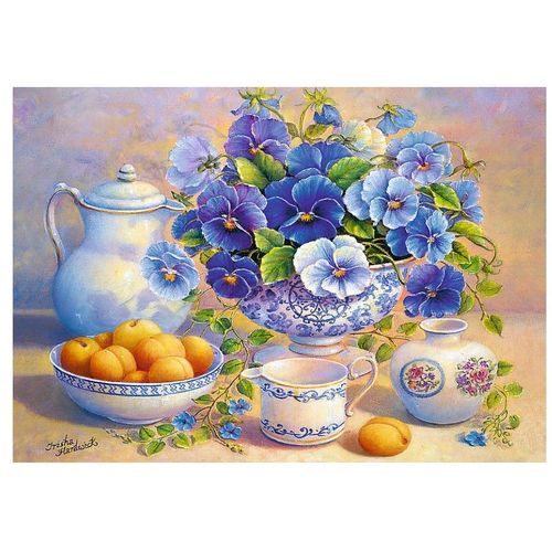 Puzzle 1000 Pièces Blue Bouquet